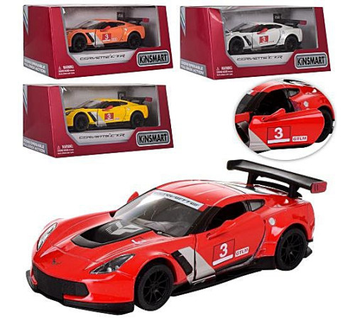 Машина метал. Corvette C7.R (KT5397W)